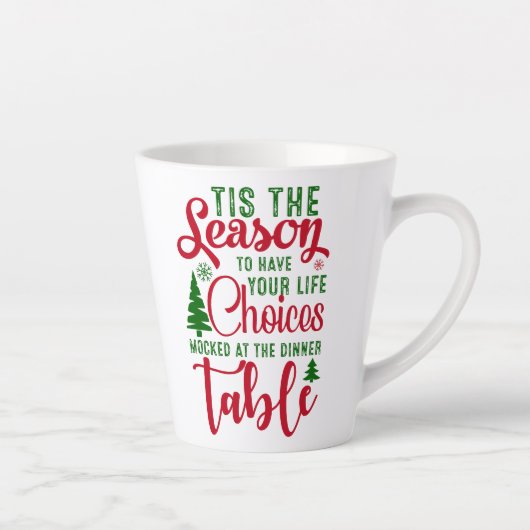 Weihnachts-Designzeit Milchtasse (Rechts)