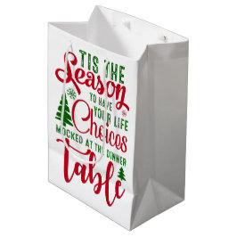 Weihnachts-Designzeit Mittlere Geschenktüte