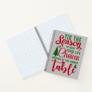 Weihnachts-Designzeit Notizblock