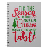 Weihnachts-Designzeit Notizblock (Vorderseite)