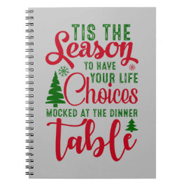 Weihnachts-Designzeit Notizblock