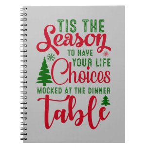 Weihnachts-Designzeit Notizblock