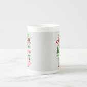 Weihnachts-Designzeit Porzellantasse (Vorderseite)