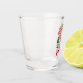 Weihnachts-Designzeit Schnapsglas (Links)