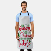 Weihnachts-Designzeit Schürze (Getragen)