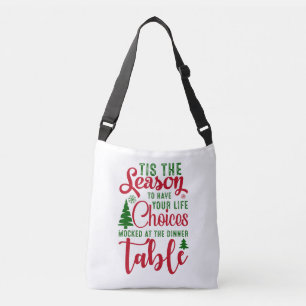 Weihnachts-Designzeit Tragetaschen Mit Langen Trägern