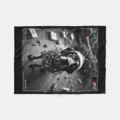 Weihnachts deutscher Kurzzeiger auf Cam Fleecedecke (Vorderseite (Horizontal))