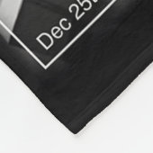 Weihnachts deutscher Kurzzeiger auf Cam Fleecedecke (Ecke)