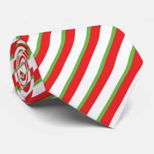 Weihnachts-Diagonallinien-Hals-Krawatte Krawatte
