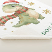 Weihnachts-Dinosaurier-Baby-Shower-Geschenk Klein Sherpadecke (3/4)