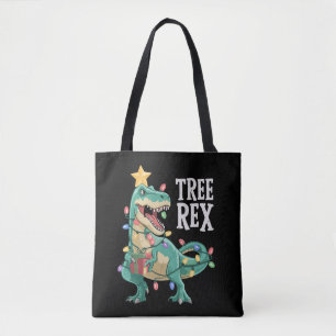 Weihnachts-Dinosaurier-Baum Rex Schlafanzug Xmas L Tasche