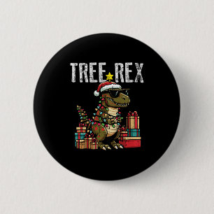 Weihnachts-Dinosaurier-Baum Rex Xmas Trex Kleinkin Button