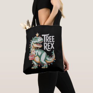 Weihnachts-Dinosaurier-Baum T Rex Xmas-Lichter Fei Tasche