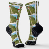 Weihnachts-Dinosaurier Brontosaurus Socken (Gewinkelt)