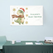 Weihnachts-Dinosaurier-Geburtstagsfeier Banner (Messeveranstaltung)