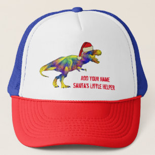 Weihnachts-Dinosaurier Lustige Santa-Zitate Truckerkappe