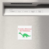 Weihnachts-Dinosaurier-Magnet Magnet (In Situ (Geschirrspüler))