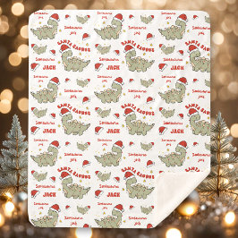 Weihnachts Dinosaurier Santasaurus Name Sherpadecke