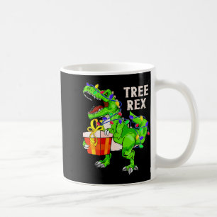Weihnachts-Dinosaurier-Shirt Baum Rex Schlafanzug Kaffeetasse