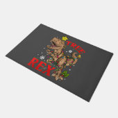 Weihnachts Dinosaurier Tree Rex Lights TRex Xmas G Fußmatte (Schrägansicht)