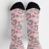 Weihnachts-Diskokugel  Socken (Oben)
