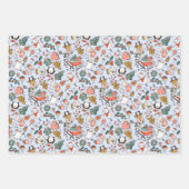 Weihnachts-Ditsy-Doodle Geschenkpapier Set (Vorderseite)