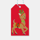 Weihnachts-Doe-Geschenke Tags Geschenkanhänger (Rückseite)
