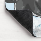 Weihnachts-Doggies! Mousepad (Ecke)