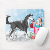 Weihnachts-Doggies! Mousepad (Mit Mouse)