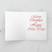 Weihnachts-Dolphin-Grußkarte Feiertagskarte (Innenseite)