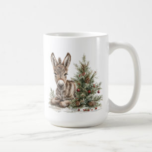 Weihnachts-Donkey-Tasse Kaffeetasse