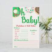 Weihnachts-Donut-Baby-Dusche Vorhersagen Spiel (Stehend Vorderseite)