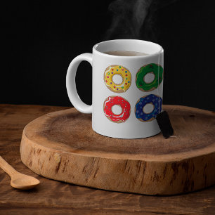 Weihnachts-Donuts-Kaffeetasse Kaffeetasse