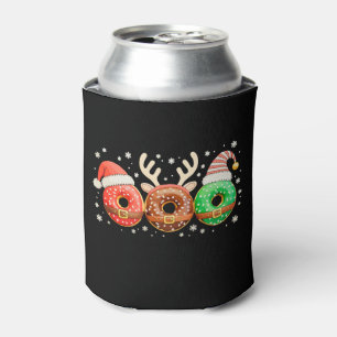 Weihnachts-Donuts Santa Rentier Xmas Donut Dosenkühler