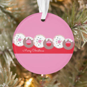 Weihnachts-Donuts Streusel Bäckerei Ornament