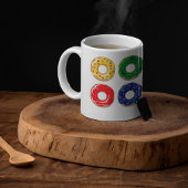 Weihnachts-Donuts-Tasse Kaffeetasse
