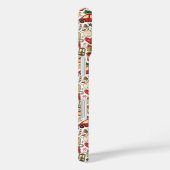 Weihnachts-Doodle-iPhone/iPad-Hülle Case-Mate iPhone Hülle (Rückseite / Rechts)