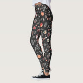 Weihnachts-Doodle-Muster Leggings (Links)