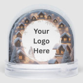 Weihnachts-Dorf Kundenempfehlung Geschenk Schneekugeln (Rückseite)