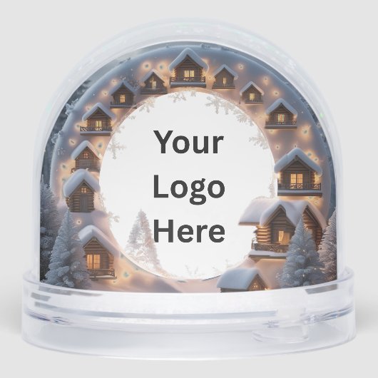 Weihnachts-Dorf Kundenempfehlung Geschenk Schneekugeln (Rückseite)