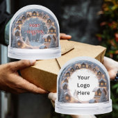 Weihnachts-Dorf Kundenempfehlung Geschenk Schneekugeln