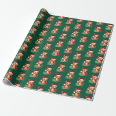 Weihnachts-Drache-Geschenkpapier Geschenkpapier (Ungerollt)
