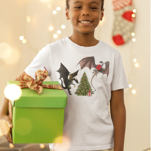Weihnachts-Drache-Mythos-Feiertagsbaum T-Shirt