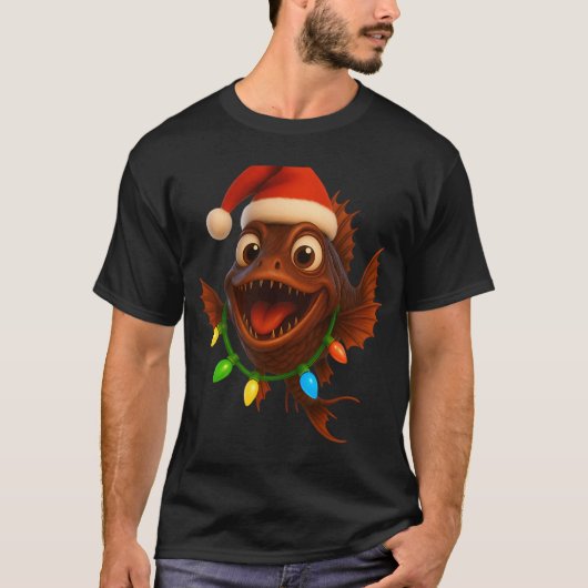 Weihnachts-Drachenfisch T-Shirt (Vorderseite)