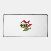 Weihnachts-Dragonfly-Weihnachtsmannmütze Funny Xma Schreibtischunterlage (Vorderseite)