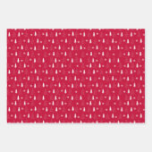 Weihnachts-Dreierpack Geschenkpapier Set (Vorderseite 2)