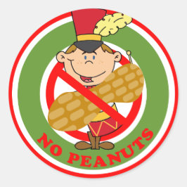 Weihnachts Drummer Boy No Peanuts Stickers