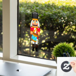 Weihnachts Drummer Boy Nutcracker Fenster Klammern Fensteraufkleber