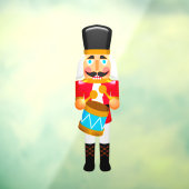 Weihnachts Drummer Boy Nutcracker Fenster Klammern Fensteraufkleber (Blatt 3)