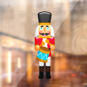 Weihnachts Drummer Boy Nutcracker Fenster Klammern Fensteraufkleber (Blatt 2)